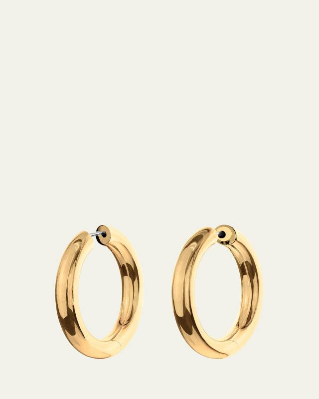 18K Yellow Gold Ultimate Hoop Earrings